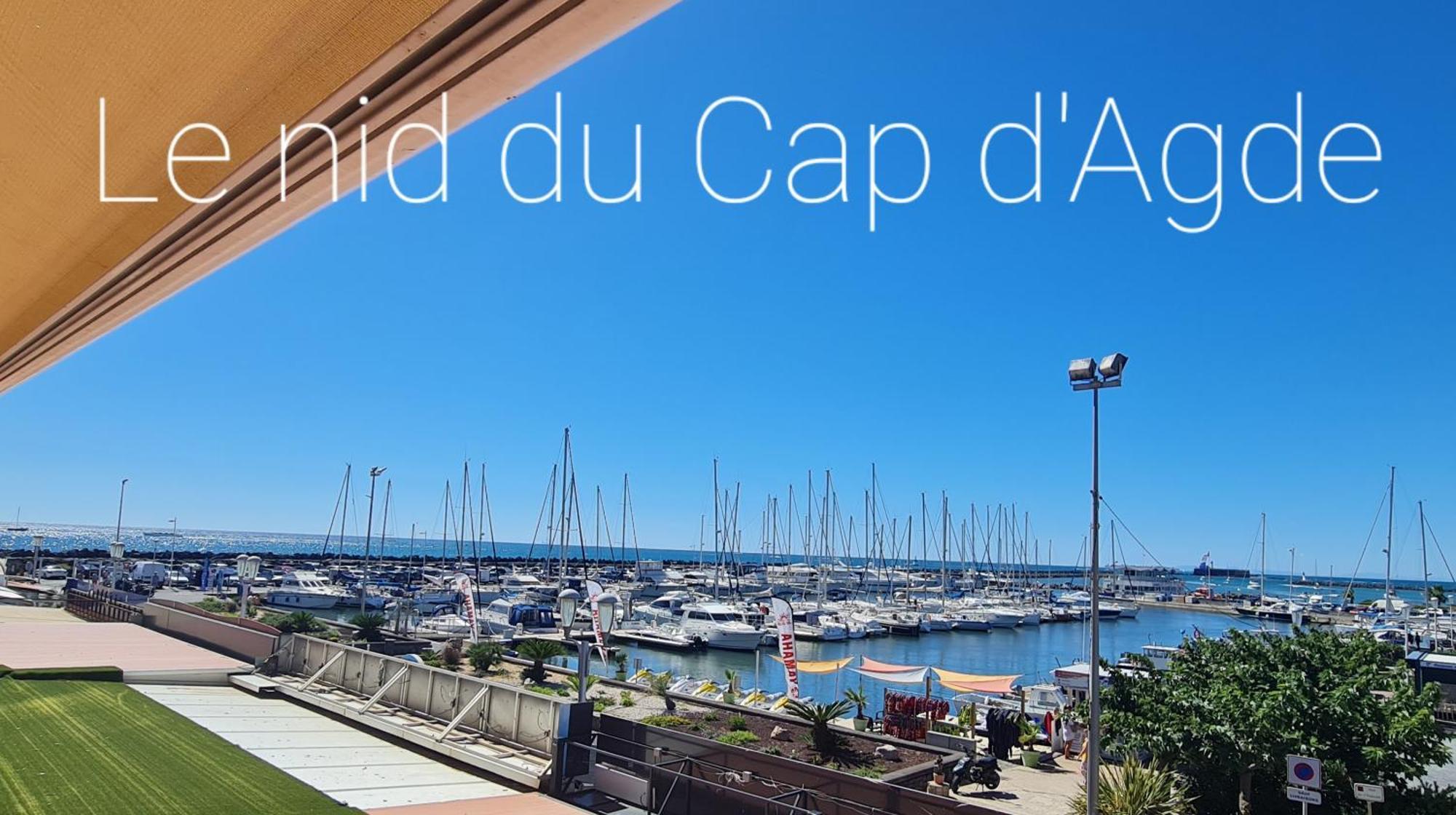 Residence De Standing La Pecherie Spacieux T3 Comme Un Cocon Familial Vue Mer Et Sur L'Avant Port Sur Le Bout Du Bout De Cap D'Agde Seule Cap En Occitanie Exterior foto